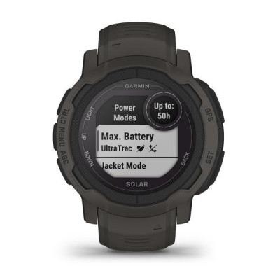 Смарт-годинник Garmin Instinct 2 Solar Graphite (010-02627-00/10)