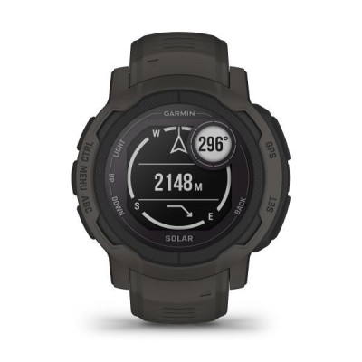 Смарт-годинник Garmin Instinct 2 Solar Graphite (010-02627-00/10)