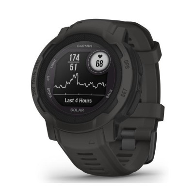 Смарт-годинник Garmin Instinct 2 Solar Graphite (010-02627-00/10)