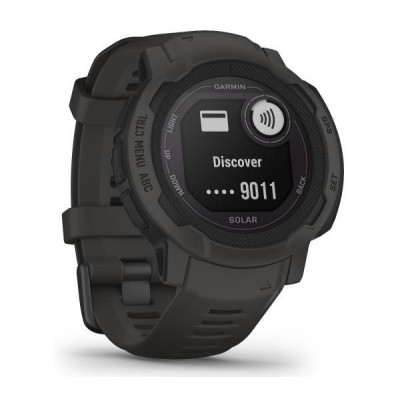 Смарт-годинник Garmin Instinct 2 Solar Graphite (010-02627-00/10)