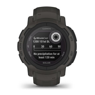 Смарт-годинник Garmin Instinct 2 Solar Graphite (010-02627-00/10)
