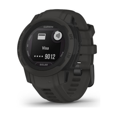Смарт-годинник Garmin Instinct 2S Solar Graphite (010-02564-10)