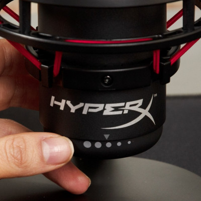 Мікрофон для ПК/ для стрімінгу, подкастів HyperX Quadcast (HX-MICQC-BK)