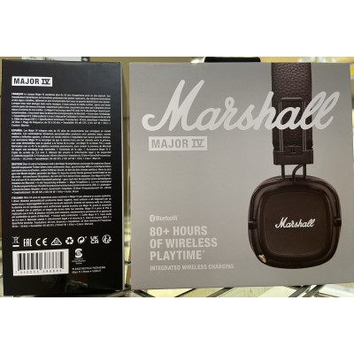 Навушники з мікрофоном Marshall Major IV Brown (1006127)