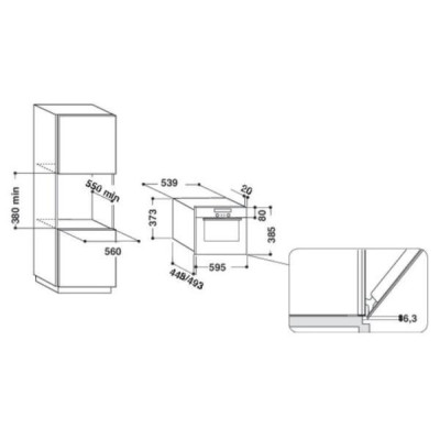 Мікрохвильовка з грилем Whirlpool AMW 731 WH