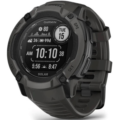 Смарт-годинник Garmin Instinct 2X Solar Graphite (010-02805-10/00/24)