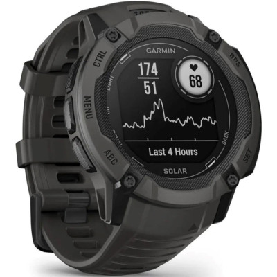 Смарт-годинник Garmin Instinct 2X Solar Graphite (010-02805-10/00/24)