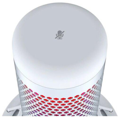 Мікрофон для ПК/ для стрімінгу, подкастів HyperX QuadCast S White (519P0AA)
