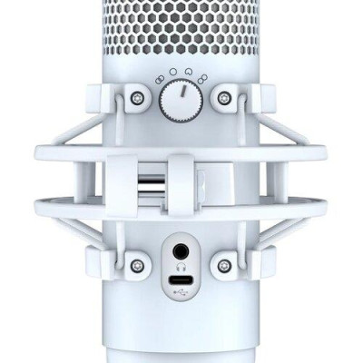 Мікрофон для ПК/ для стрімінгу, подкастів HyperX QuadCast S White (519P0AA)