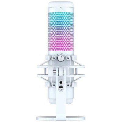 Мікрофон для ПК/ для стрімінгу, подкастів HyperX QuadCast S White (519P0AA)