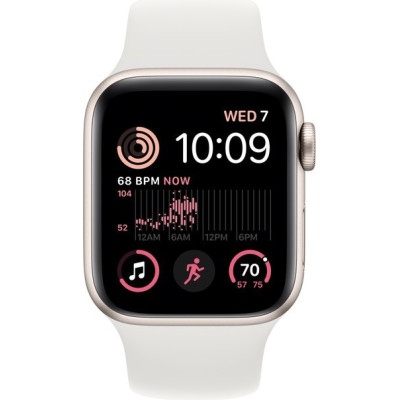 Смарт-часы Apple Watch SE 2 GPS 40mm Starlight Aluminum Case with Starlight Sport Band (MNJP3)