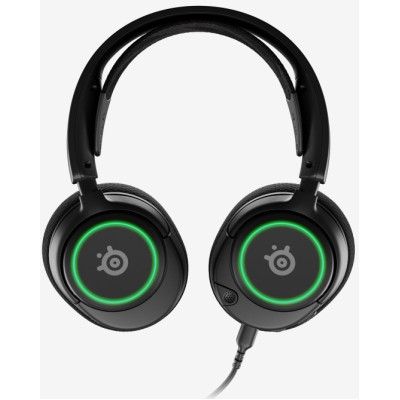 Навушники з мікрофоном SteelSeries Arctis Nova 3 Black (61631)