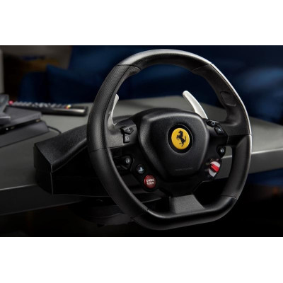 Комплект (руль, педалі) Thrustmaster T80 Ferrari 488 GTB Edition PC/PS4/PS5 Black (4160672) Комплект (руль, педалі) Thrustmaster T80 Ferrari 488 GTB Edition PC/PS4/PS5 Black (4160672)