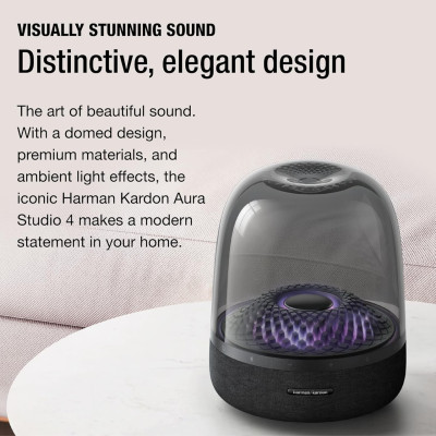 Моноблочна акустична система Harman/Kardon Aura Studio 4 Black (HKAURAS4BLK)