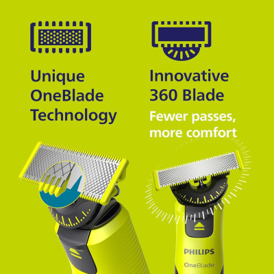 Електробритва Philips OneBlade 360 with Connectivity Face + Body QP4631/30