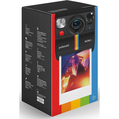 Фотокамера миттєвого друку Polaroid Now+ Gen 2 Black (009076)