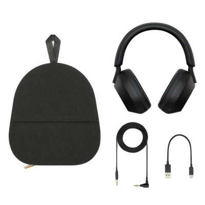 Навушники з мікрофоном Sony WH-1000XM5 Black (WH1000XM5B.CE7)