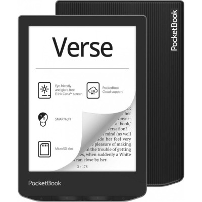 Електронна книга з підсвічуванням PocketBook 629 Verse Mist Grey (PB629-M-WW)