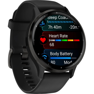 Смарт-годинник Garmin Venu 3 Slate Stainless Steel Bezel with Black Case (010-02784-01/51/41) Смарт-годинник Garmin Venu 3 Slate Stainless Steel Bezel with Black Case (010-02784-01/51/41)