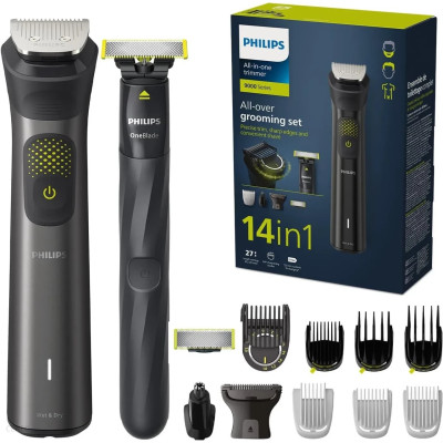 Машинка для стрижки + триммер Philips Multigroom Series 9000 MG9550/15