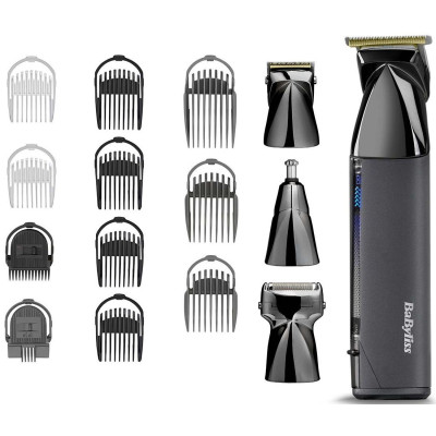 Машинка для стрижки+триммер BaByliss Super-X Metal Black Edition MT991E