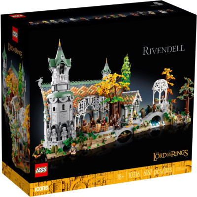 Блоковий конструктор LEGO Володар кілець: Рівенделл (10316)