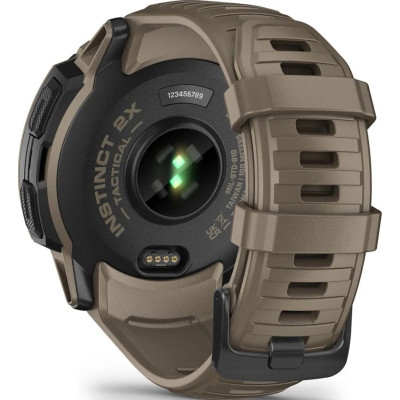 Смарт-годинник Garmin Instinct 2X Solar - Tactical Edition Coyote Tan (010-02805-12/02/64)