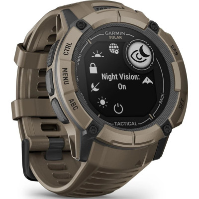 Смарт-годинник Garmin Instinct 2X Solar - Tactical Edition Coyote Tan (010-02805-12/02/64)