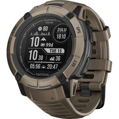 Смарт-годинник Garmin Instinct 2X Solar - Tactical Edition Coyote Tan (010-02805-12/02/64)
