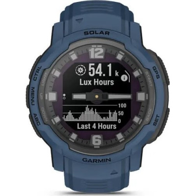 Смарт-годинник Garmin Instinct Crossover Solar Tidal Blue (010-02730-12/02)