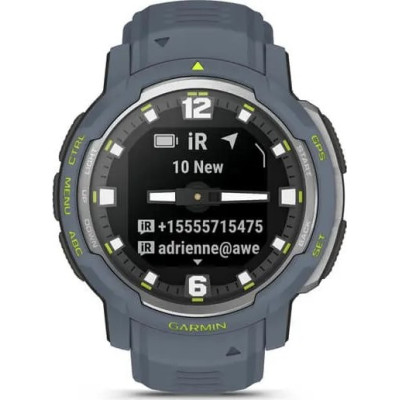 Смарт-годинник Garmin Instinct Crossover - Standard Edition Blue Granite (010-02730-14/04) Смарт-годинник Garmin Instinct Crossover - Standard Edition Blue Granite (010-02730-14/04)
