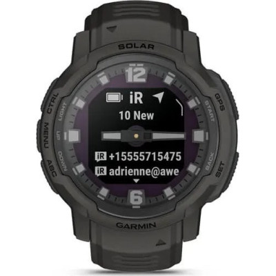Смарт-годинник Garmin Instinct Crossover Solar - Tactical Edition Black (010-02730-10/00)