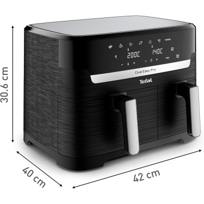 Мультипіч (аерофритюрниця) Tefal Dual Easy Fry EY9018