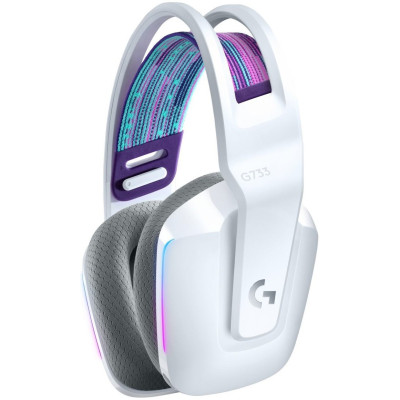 Навушники з мікрофоном Logitech G733 Lightspeed Wireless RGB WHITE (981-000883)