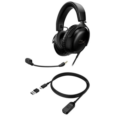 Навушники з мікрофоном HyperX Cloud III Black (727A8AA)