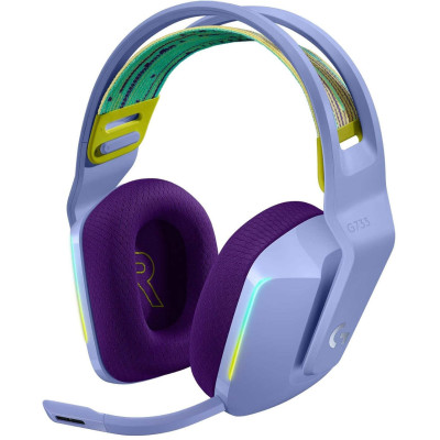 Навушники з мікрофоном Logitech G733 Lightspeed Wireless RGB Lilac (981-000890)