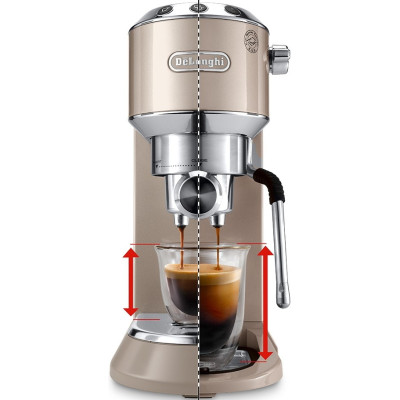 Ріжкова кавоварка еспресо Delonghi Dedica Arte EC 885.BG