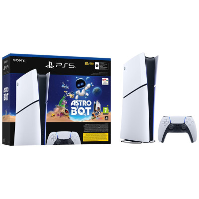 Стаціонарна ігрова приставка Sony PlayStation 5 Slim Digital Edition Astro Bot Bundle (1000044336)