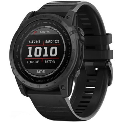 Смарт-годинник Garmin Tactix 7 Standard Edition Premium Tactical GPS Watch with Silicone Band (010-02704-00/01)