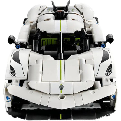 Авто-конструктор LEGO Technic 42184 Гіперкар Koenigsegg Jesko білого кольору