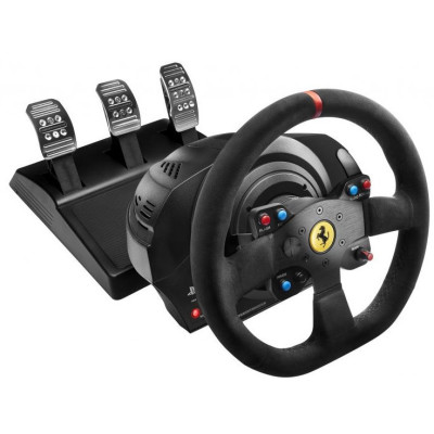 Комплект (кермо, педалі) Thrustmaster T300 Ferrari Integral RW Alcantara edition Black (4160652)