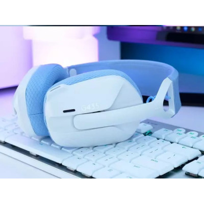 Навушники з мікрофоном Logitech G435 LIGHTSPEED White (981-001074)