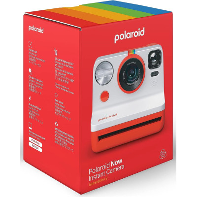 Фотокамера миттєвого друку Polaroid Now Gen 2 Red (009074)