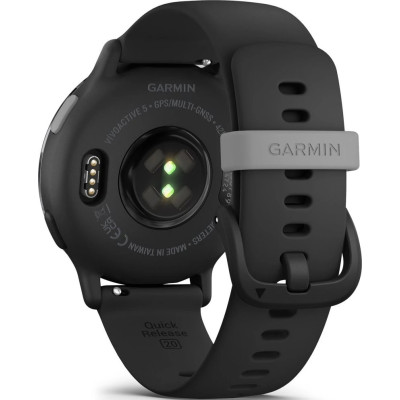 Смарт-годинник Garmin vivoactive 5 Slate Aluminum Bezel with Black Case(010-02862-10/50/5A)