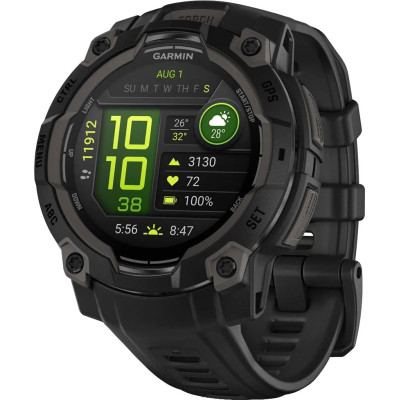 Смарт-годинник Garmin Instinct 3 Black 010-02936-00