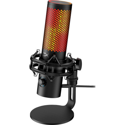 Мікрофон для ПК/ для стрімінгу, подкастів HyperX QuadCast 2 S Black RGB (9A273AA)