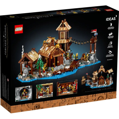Блоковий конструктор LEGO Ideas Село вікінгів (21343)