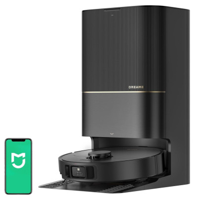 Робот-пилосос з вологим прибиранням Dreame X40 Ultra Complete Black