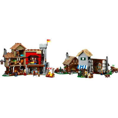 Блоковий конструктор LEGO Icons Середньовічна міська площа (10332) Блоковий конструктор LEGO Icons Середньовічна міська площа (10332)
