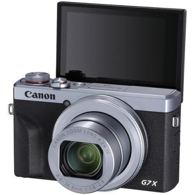 Компактна камера Canon PowerShot G7 X Mark III Silver (3638C013) Компактна камера Canon PowerShot G7 X Mark III Silver (3638C013)